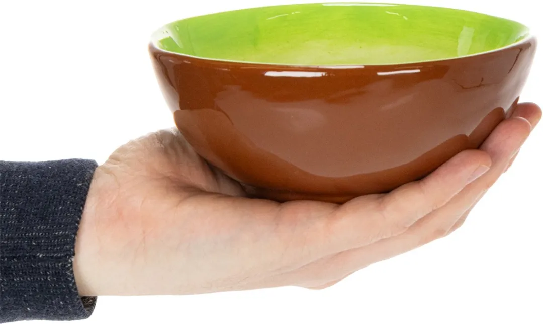 Kaemingk Keramische Serveerschaal Kiwi Design - 1 Stuk - Groen