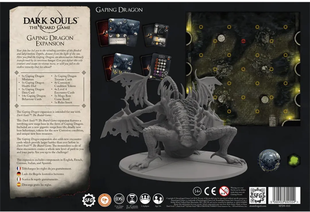 Steamforged Games Dark Souls The Board Game Gaping Dragon Expansion
