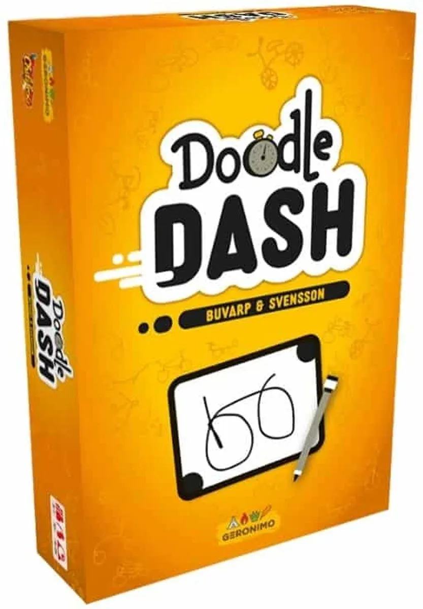 Geronimo Games Doodle Dash Tekenspel - 3-7 spelers - Vanaf 10 jaar