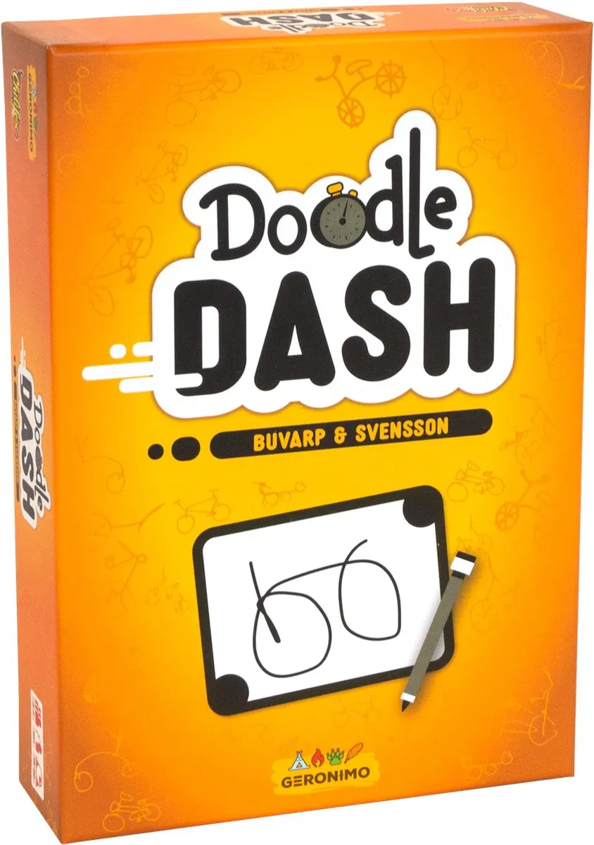 Geronimo Games Doodle Dash Tekenspel - 3-7 spelers - Vanaf 10 jaar
