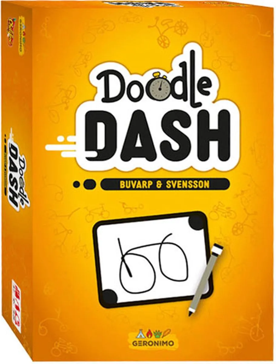 Geronimo Games Doodle Dash Tekenspel - 3-7 spelers - Vanaf 10 jaar