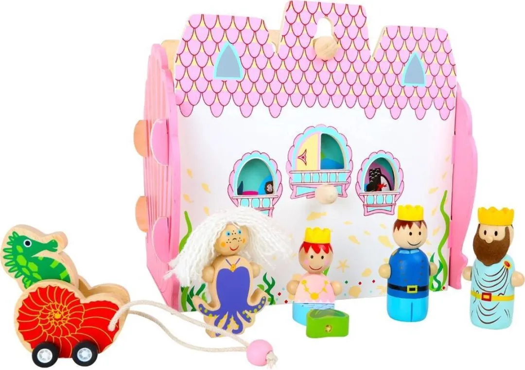 Small Foot Onderwater Speelset Hout 6-delig - Multicolor