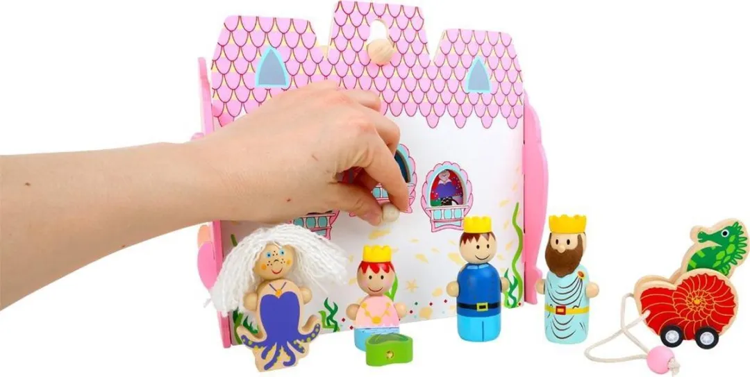 Small Foot Onderwater Speelset Hout 6-delig - Multicolor