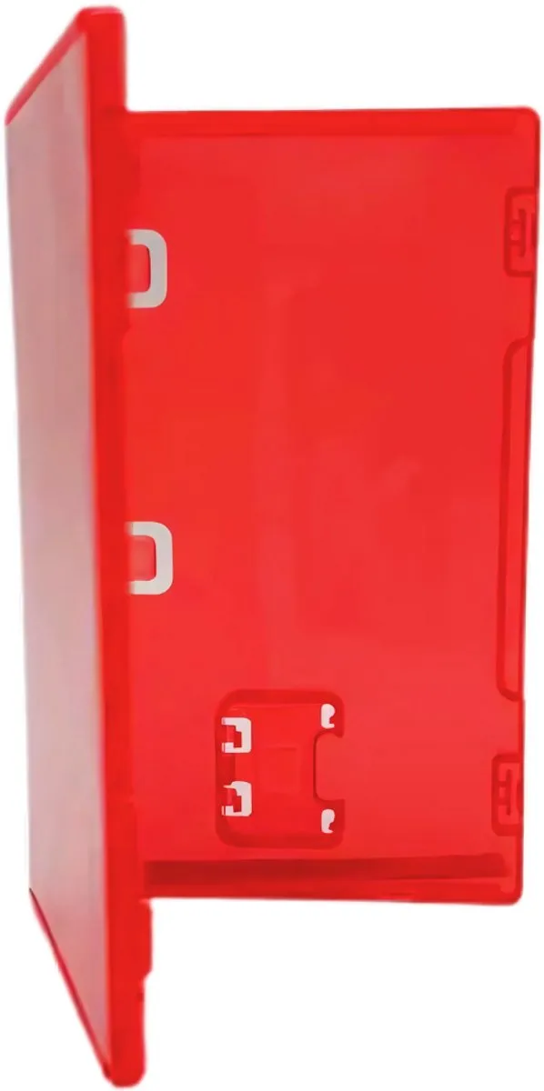 Nintendo Switch 2 Hoesjes - 4 Stuks - Transparant Rood
