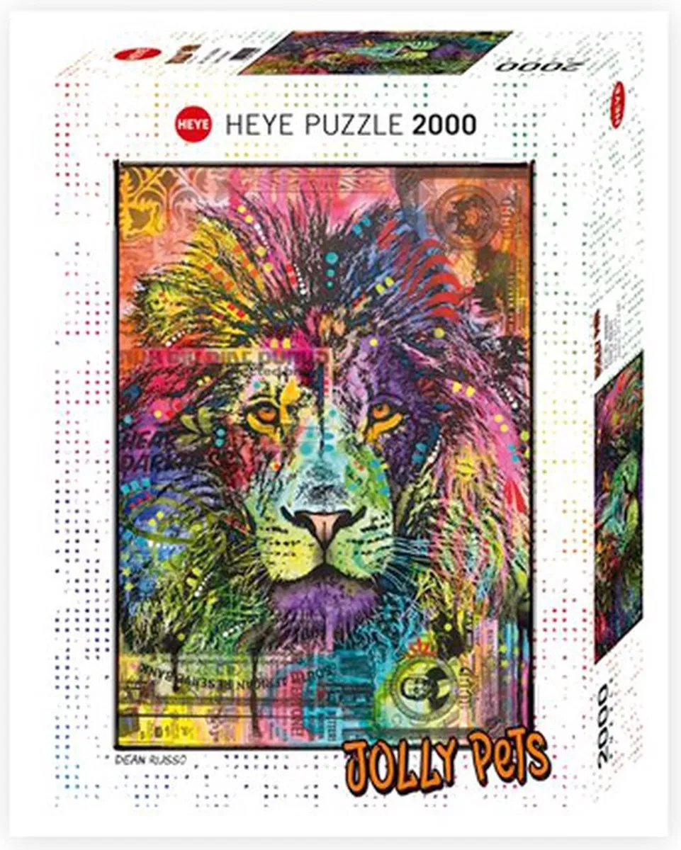 Heye Puzzel Lion's Heart 2000 - 2000 Stuks - Multicolor