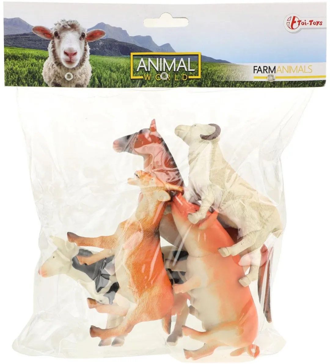 Toi-Toys Animal World Boederijdieren Deluxe - 5 Stuks Multicolor