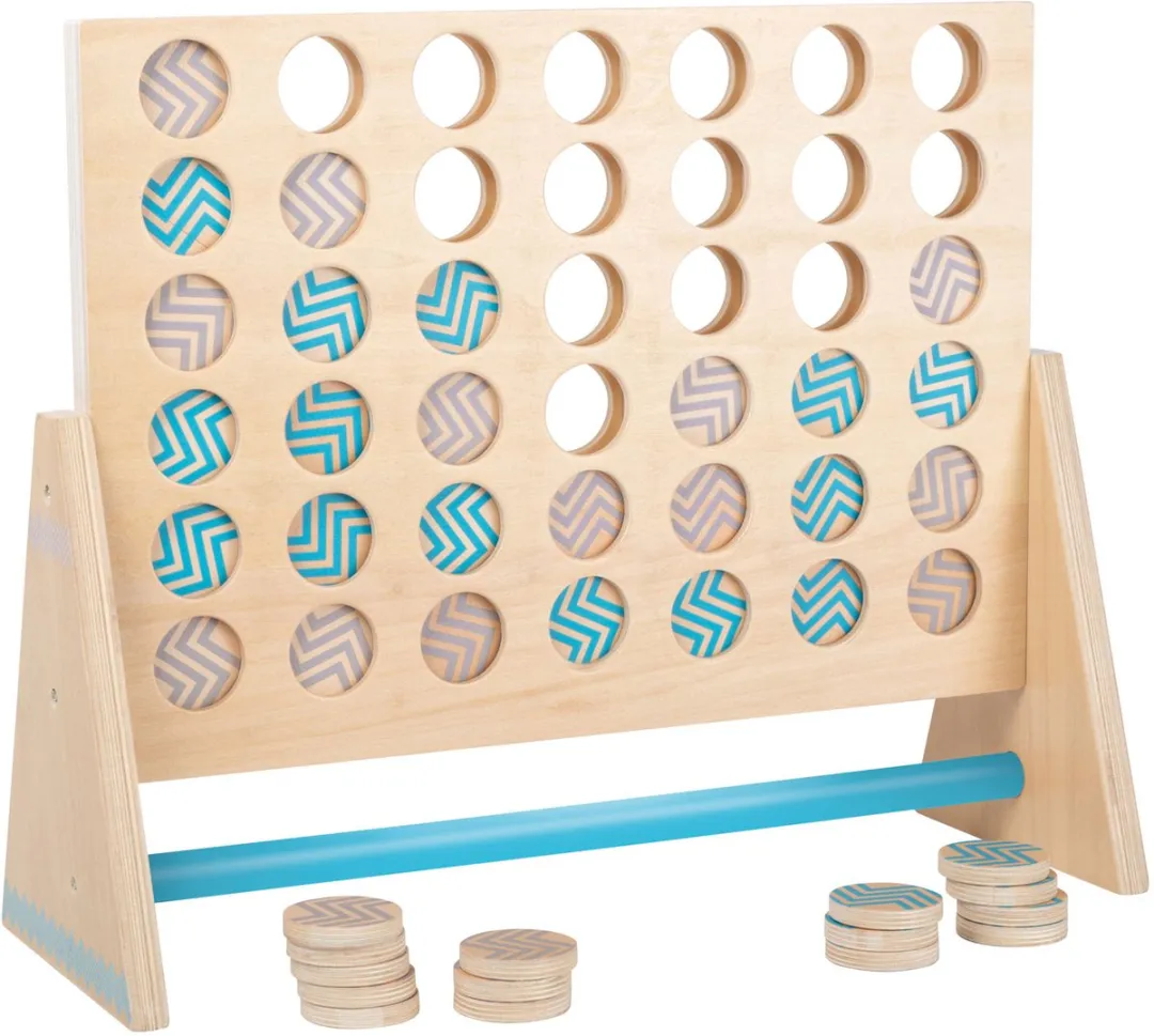 Small Foot Four in a Row XXL Houten Spel - 43dlg