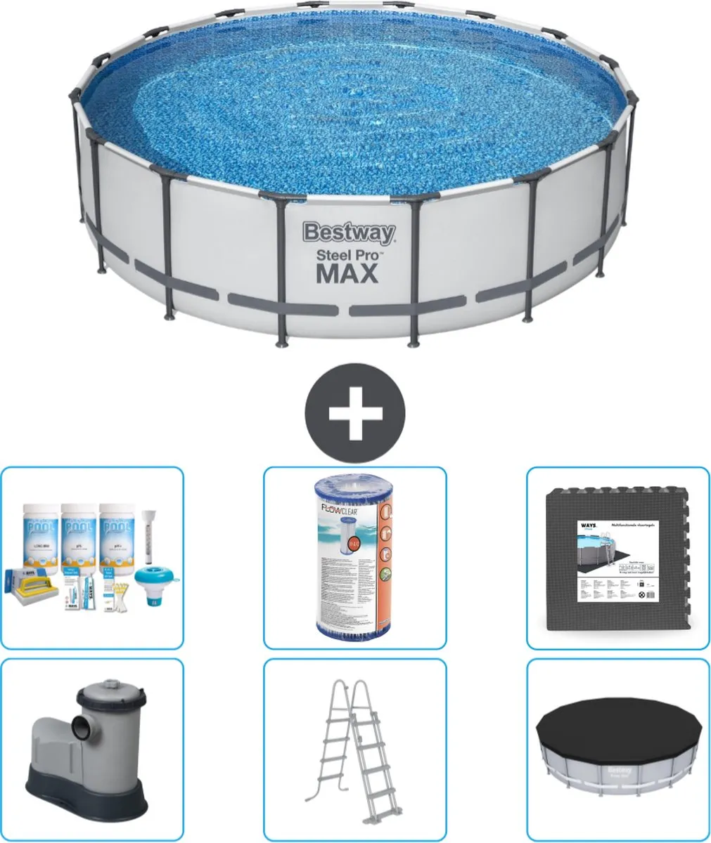 Bestway Steel Pro MAX Zwembad 488x122cm