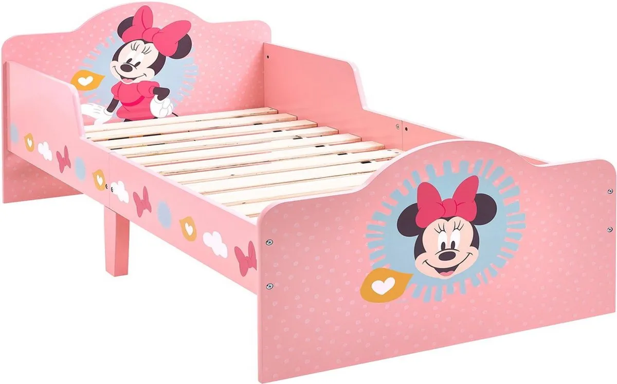 Disney Minnie Mouse Peuterbed Eenpersoons - 70x140cm - Roze