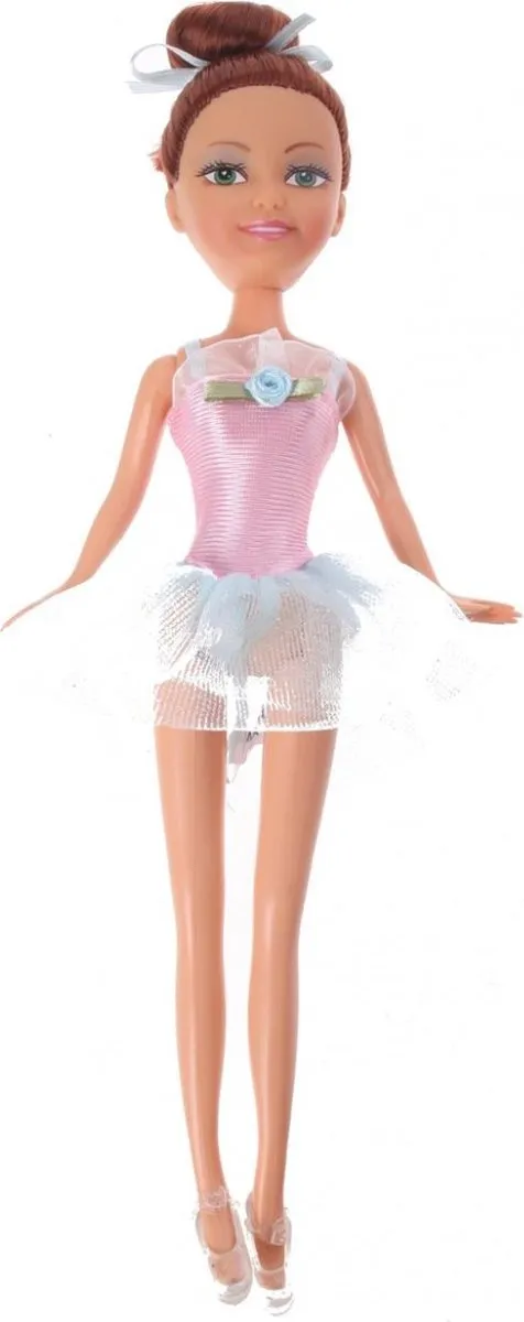 Eddy Toys Tienerpop Balletdanseres Blond 28cm - Roze