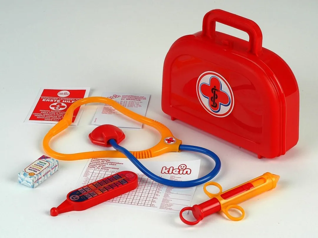 Klein Toys Dokterskoffer - Rood - 12-delig