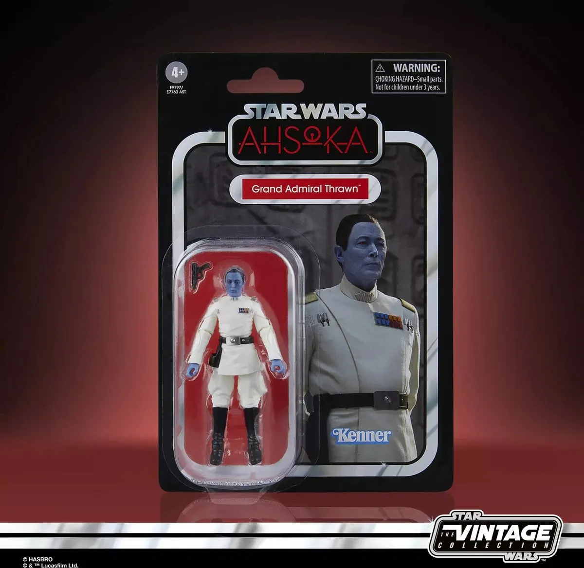 Hasbro Star Wars Ahsoka Vintage Grand Admiral Thrawn Action Figuur - 10cm - Multi - afbeelding 6 van 6