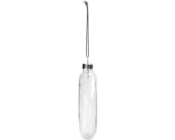 Creativ Company Glazen Kerstbal Plat 8cm - 6 Stuks
