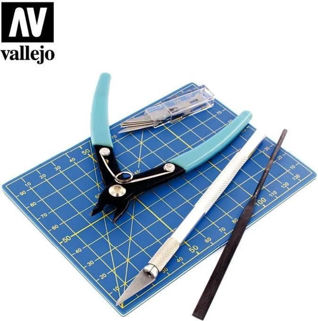 Vallejo Tools T11001 Plastic Modelling Set - 9 Stuks