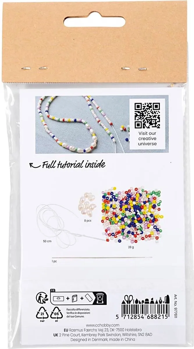 Creativ Company Mini Hobbyset Sieraden Zoetwaterparels - Multicolor