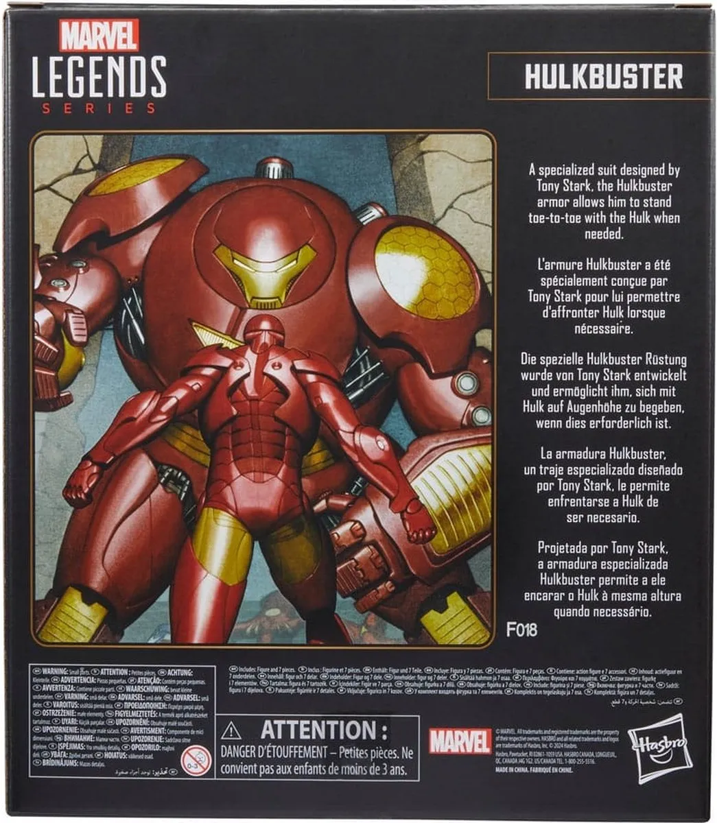 Hasbro Marvel Legends Hulkbuster Action Figure 23cm - Multi - afbeelding 6 van 6