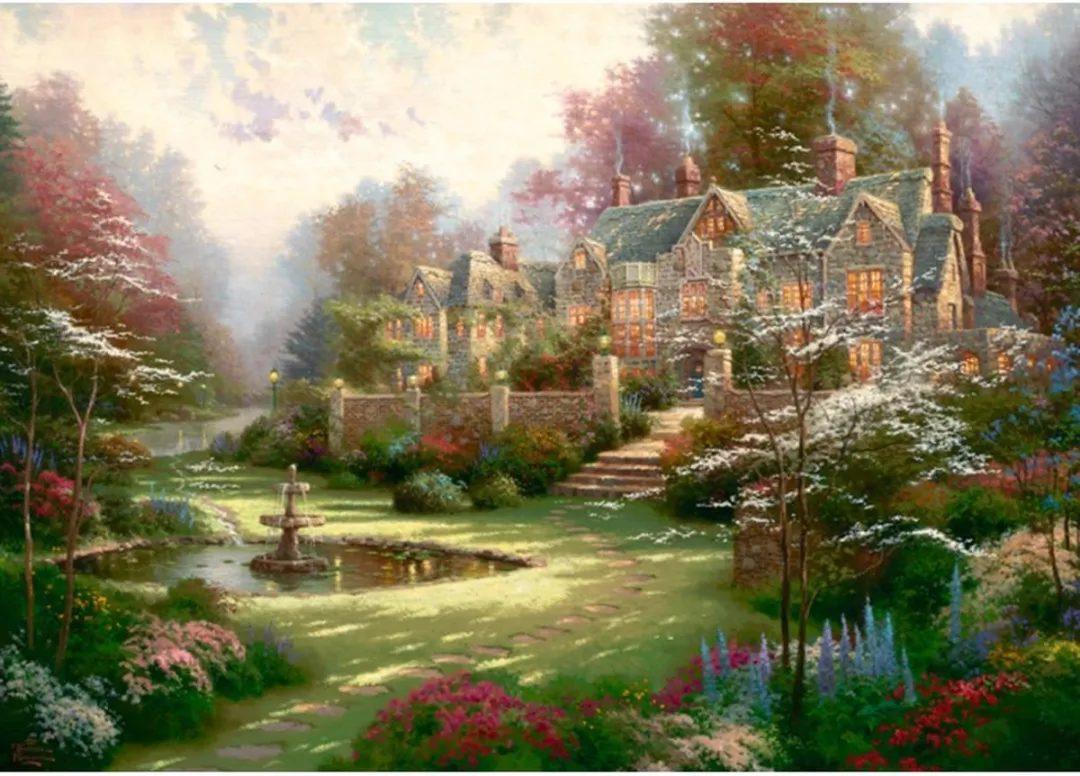 Selecta Kinkade Landgoed Puzzel 2000 Stuks - Multicolor