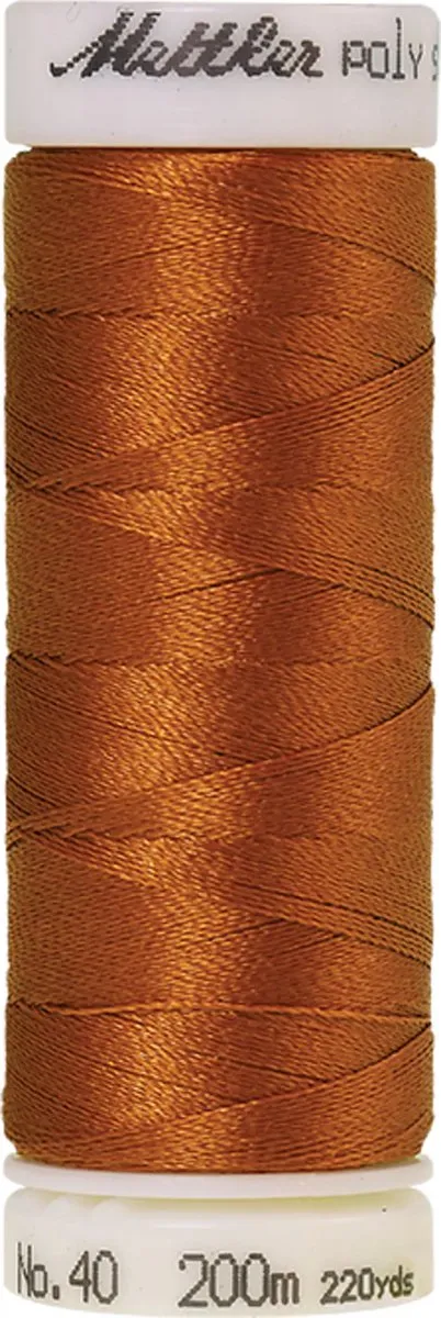 Amann Mettler Polysheen Borduurgaren Nr 931 - 200m - Bruin