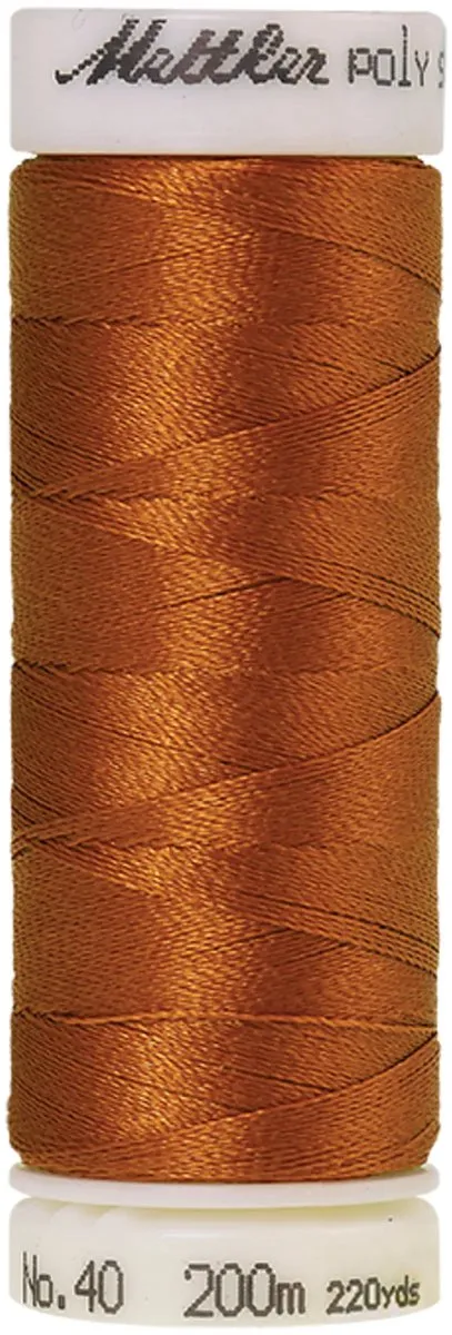Amann Mettler Polysheen Borduurgaren Nr 931 - 200m - Bruin