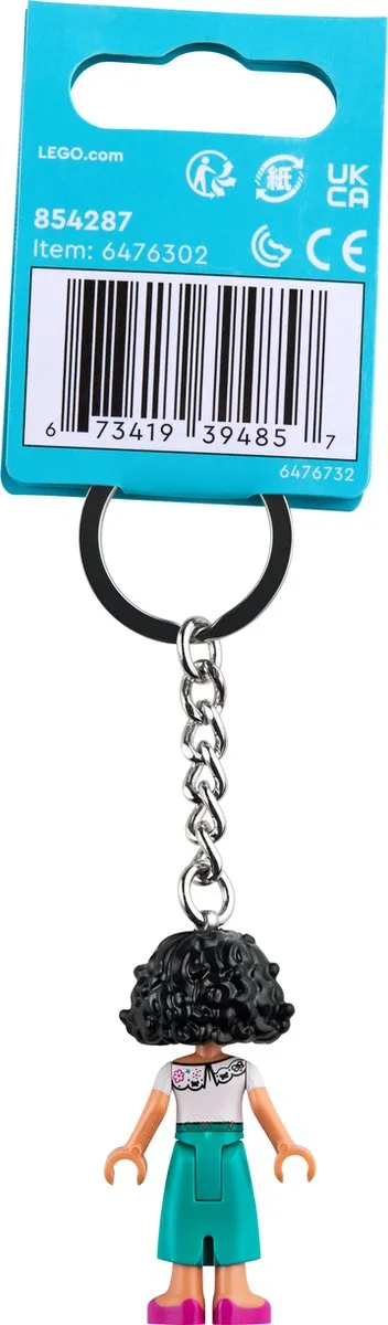 LEGO Disney Sleutelhanger Mirabel - 1 Stuk - Groen/Wit
