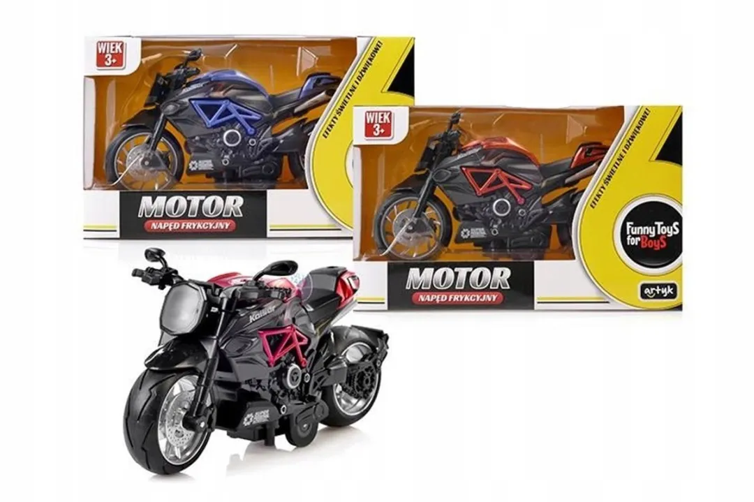 Race Motor met Pull-Back Motor Geluid & Licht