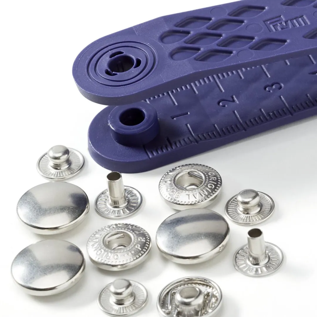 Prym Anorak 15mm Knopen - 10 Stuks - Zilver