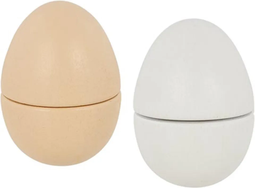 Goki Eggs In Egg Kartonnen Verpakking - 1 Stuk - Wit