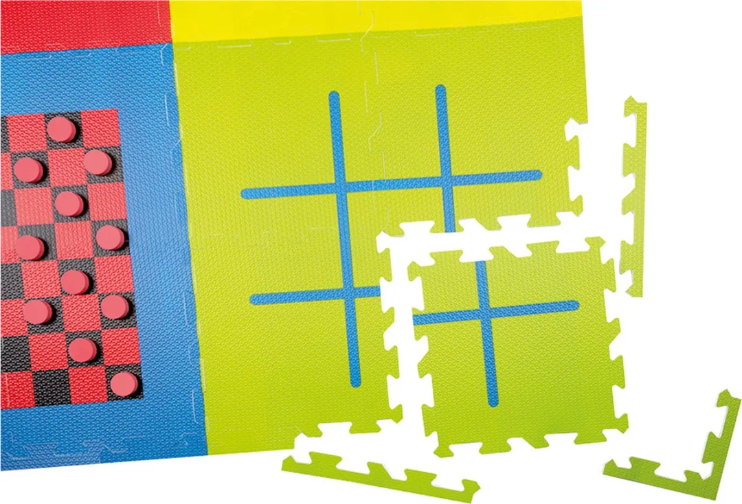 Lifetime Games Speelmat 4-in-1 - 119x119cm - 80 Onderdelen - Basiskleuren
