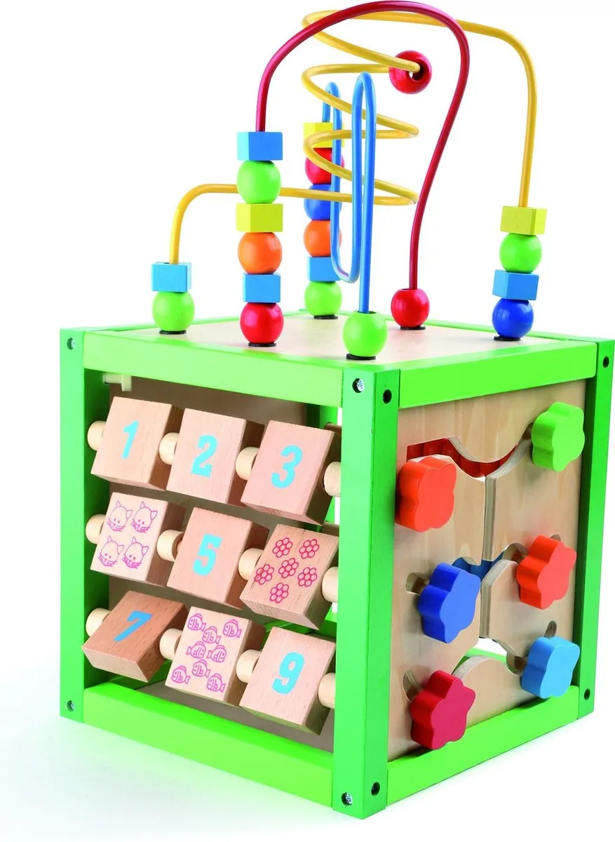 Small Foot Spring Motor Skills Training Cube - Multicolor
