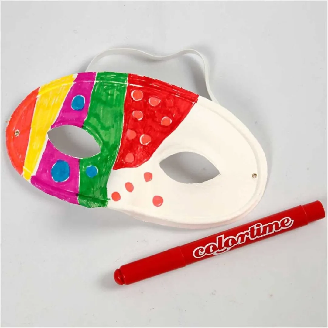 Creativ Company Masker 10 Stuks - Wit