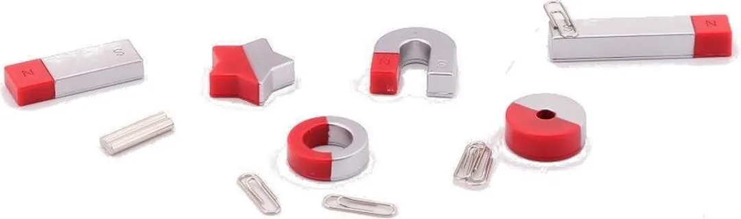 Johntoy Science Explorer Magnetenset 8-delig 29511 - Rood/Zilver