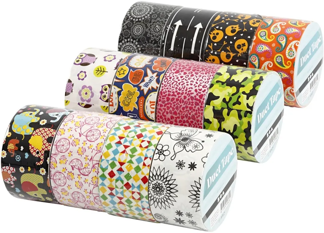 Creativ Company Creotime Ducttape 48mm x 12m - 12 Rollen Multicolor