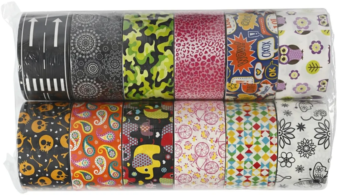 Creativ Company Creotime Ducttape 48mm x 12m - 12 Rollen Multicolor