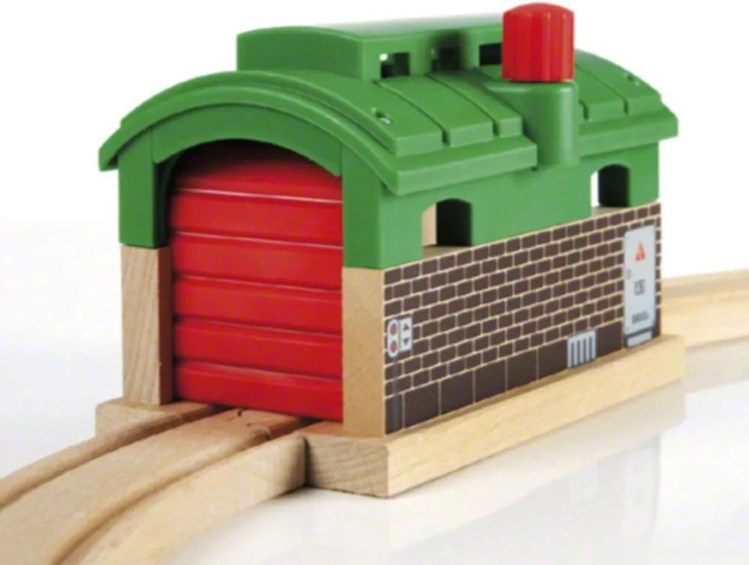 BRIO Treingarage met roldeuren 33574 - Groen