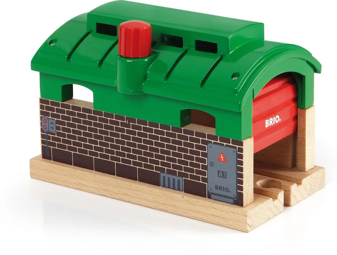 BRIO Treingarage met roldeuren 33574 - Groen