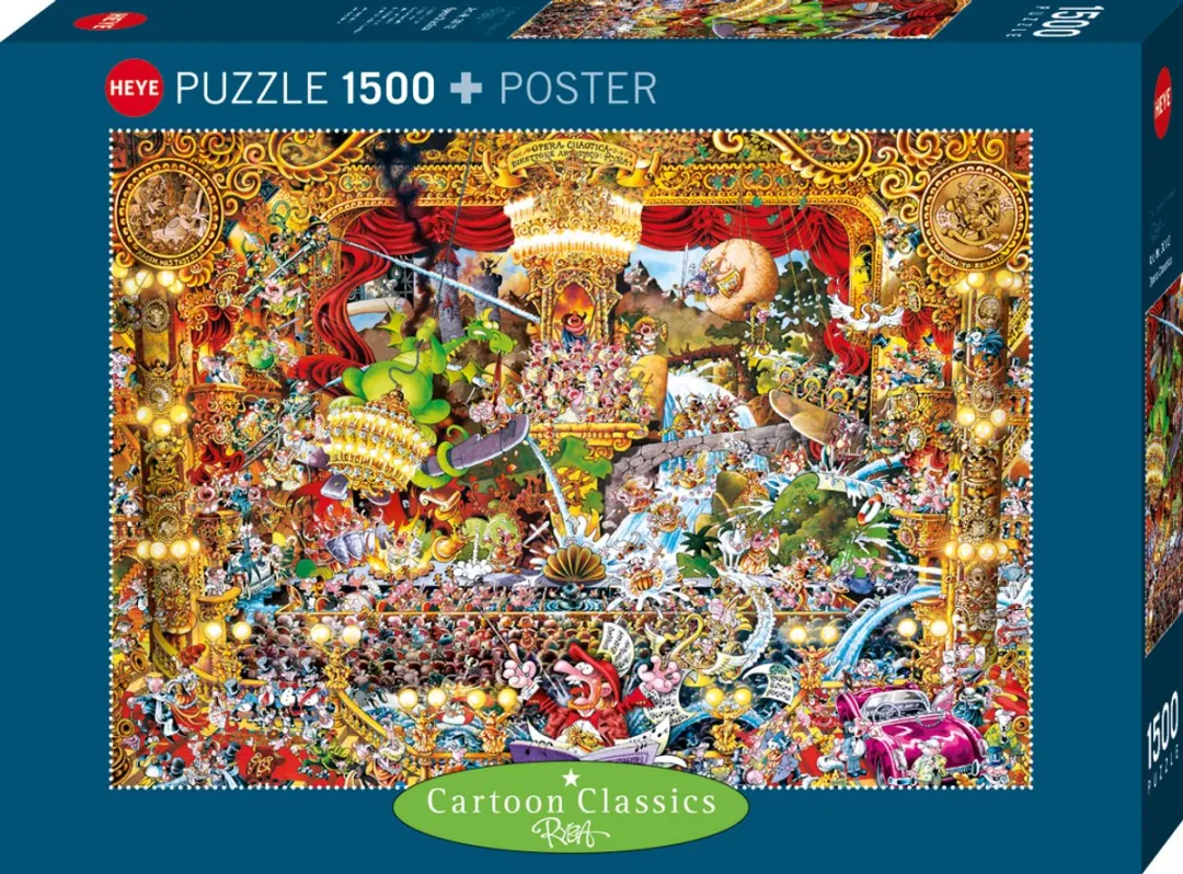 Heye Opera Chaotica Puzzel 1500 Stuks - Multicolor