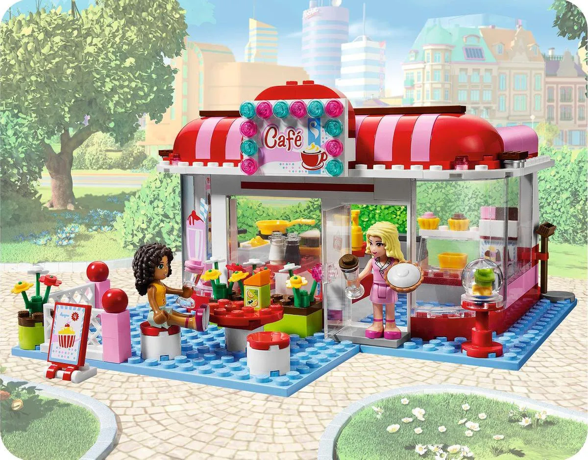 LEGO Friends City Park Café 3061 - Paars