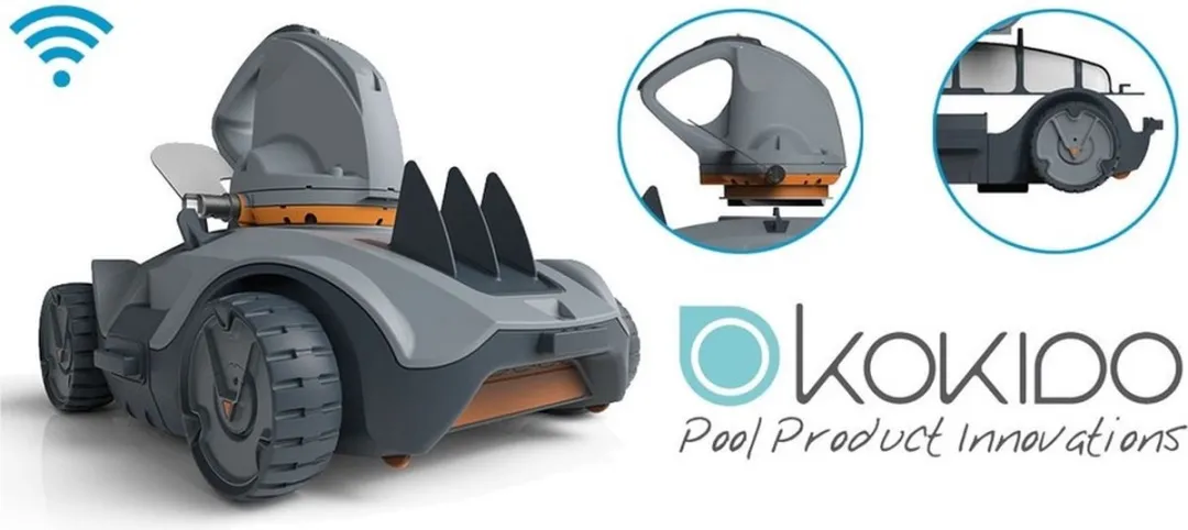 Kokido Vektro Pro Zwembadrobot - Wit - afbeelding 2 van 4