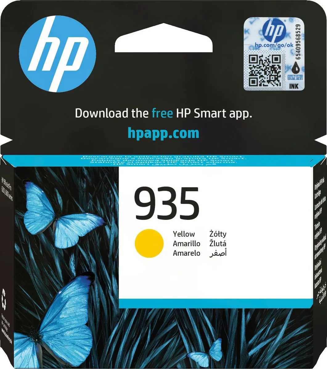 HP 935 Inktcartridge Geel CN048AE