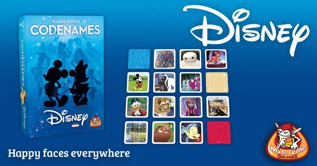 White Goblin Games Codenames Disney - 2-8 Spelers
