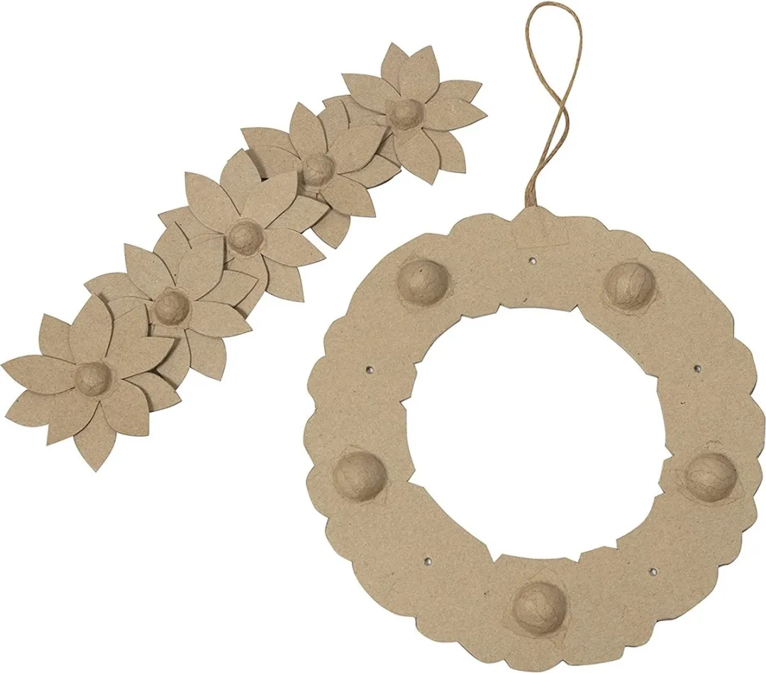 Decopatch Kerstkrans 29cm - Bruin
