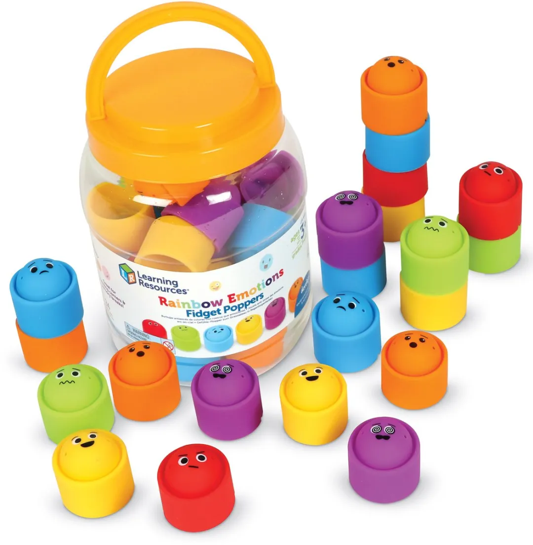 Learning Resources Rainbow Emotions Fidget Poppers