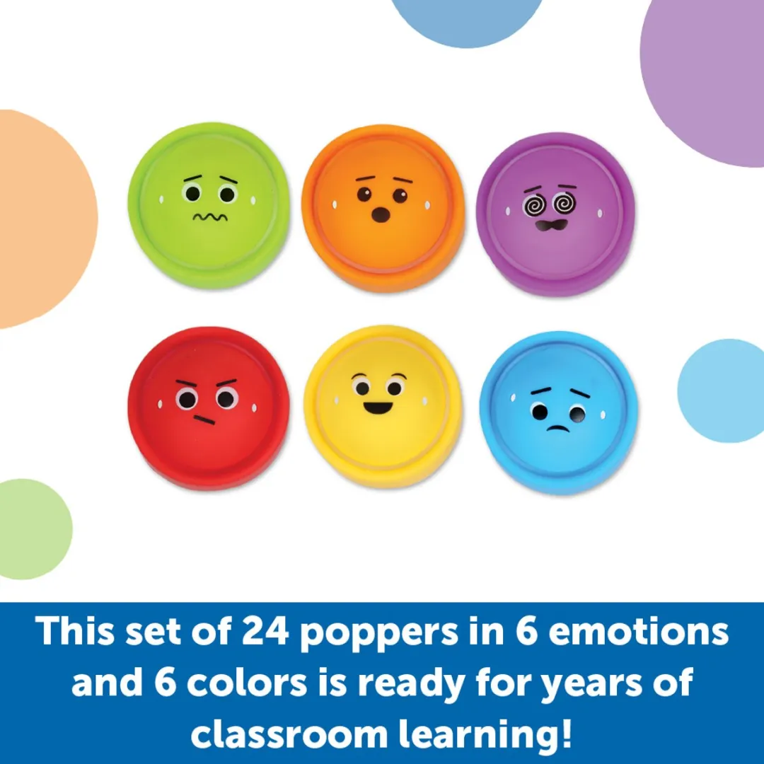 Learning Resources Rainbow Emotions Fidget Poppers - 24 Stuks Multicolor