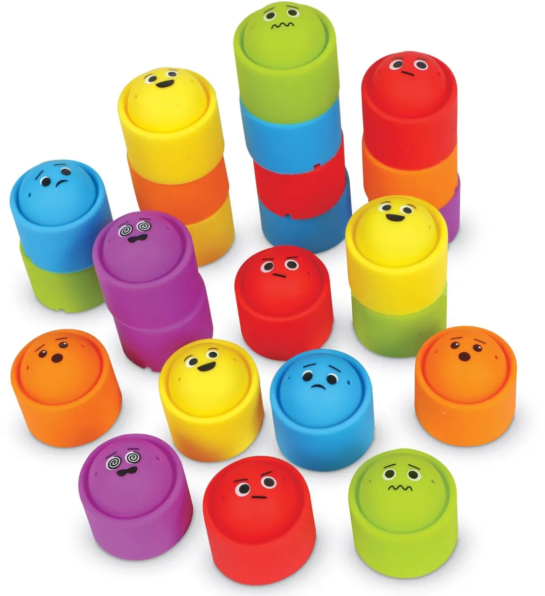 Learning Resources Rainbow Emotions Fidget Poppers - 24 Stuks Multicolor