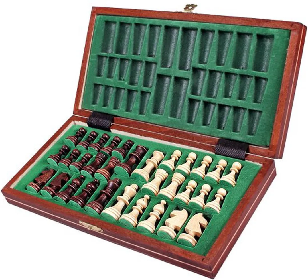 HOT Games Schaakcassette Magnetisch Hout 672701