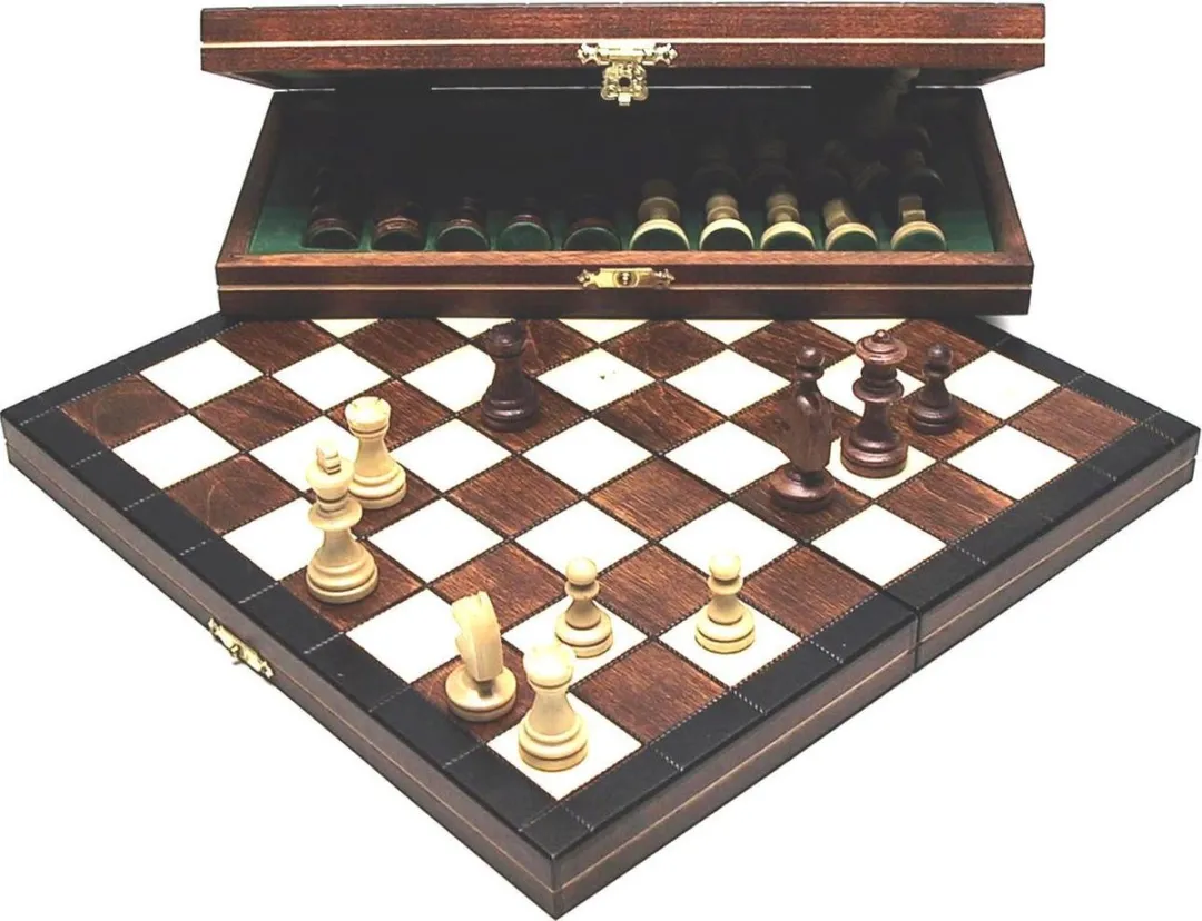 HOT Games Schaakcassette Magnetisch Hout 672701