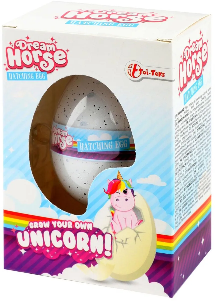 Toi-Toys Groei-ei Eenhoorn Dream Horse Junior 5,2cm Roze