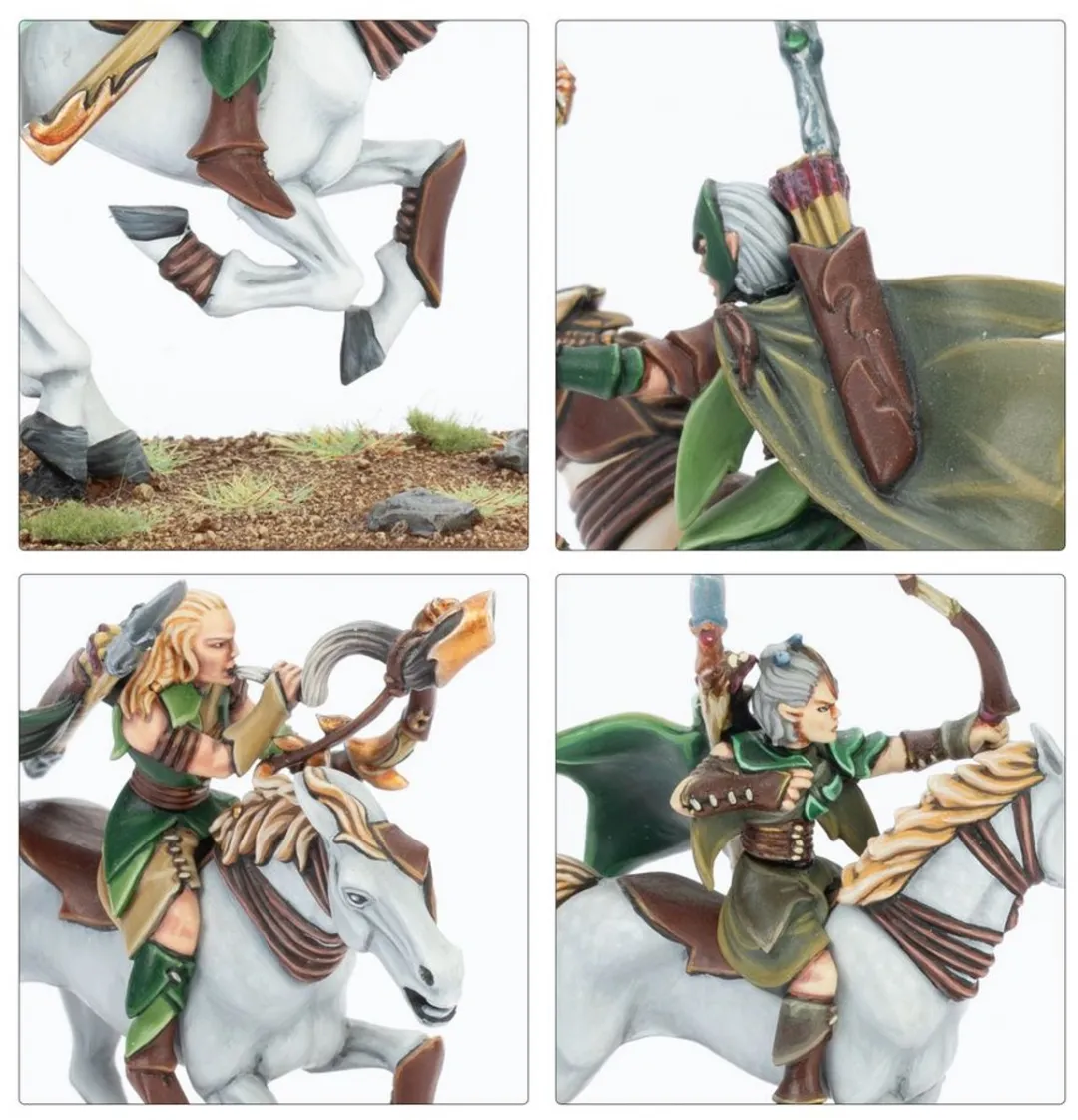 Games Workshop Wood Elf Glade Riders - 189 Onderdelen