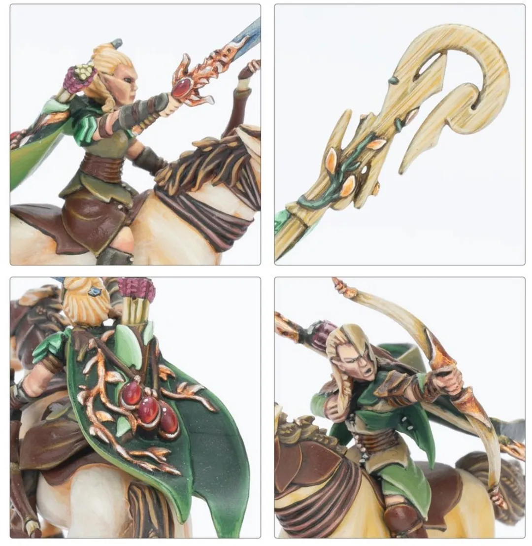 Games Workshop Wood Elf Glade Riders - 189 Onderdelen