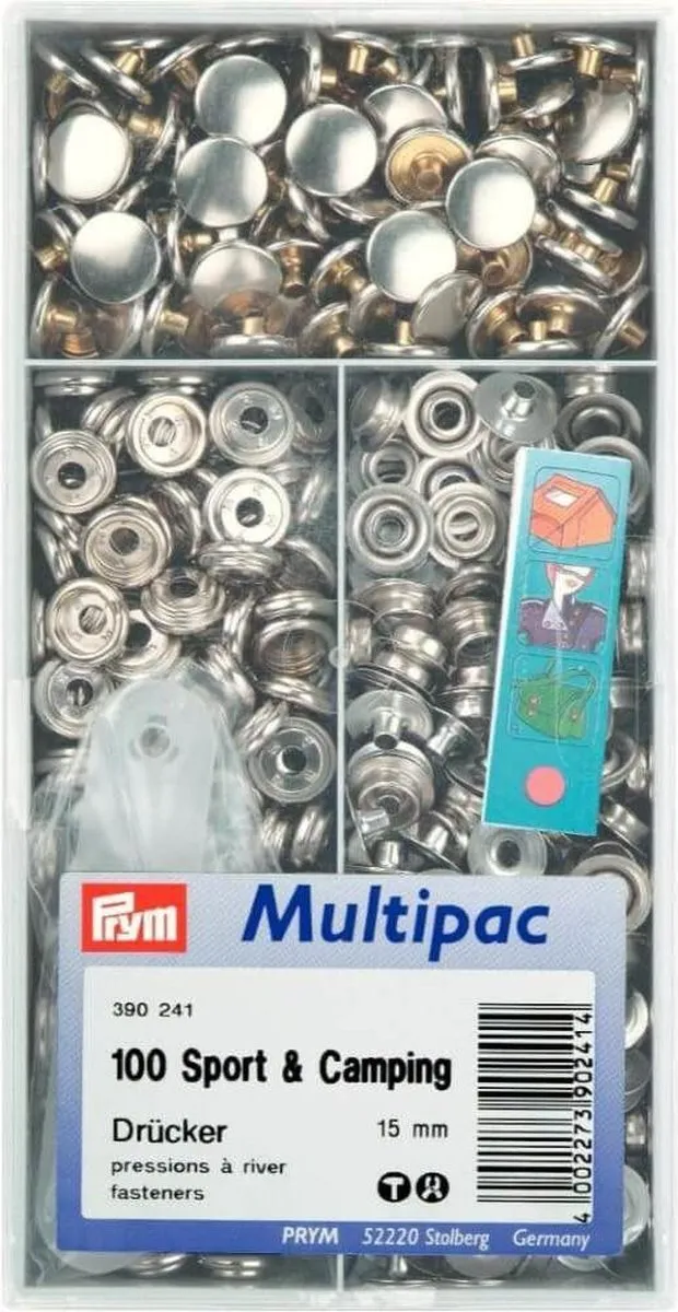 Prym Naaivrijdrukknoop Sport Camping 15mm